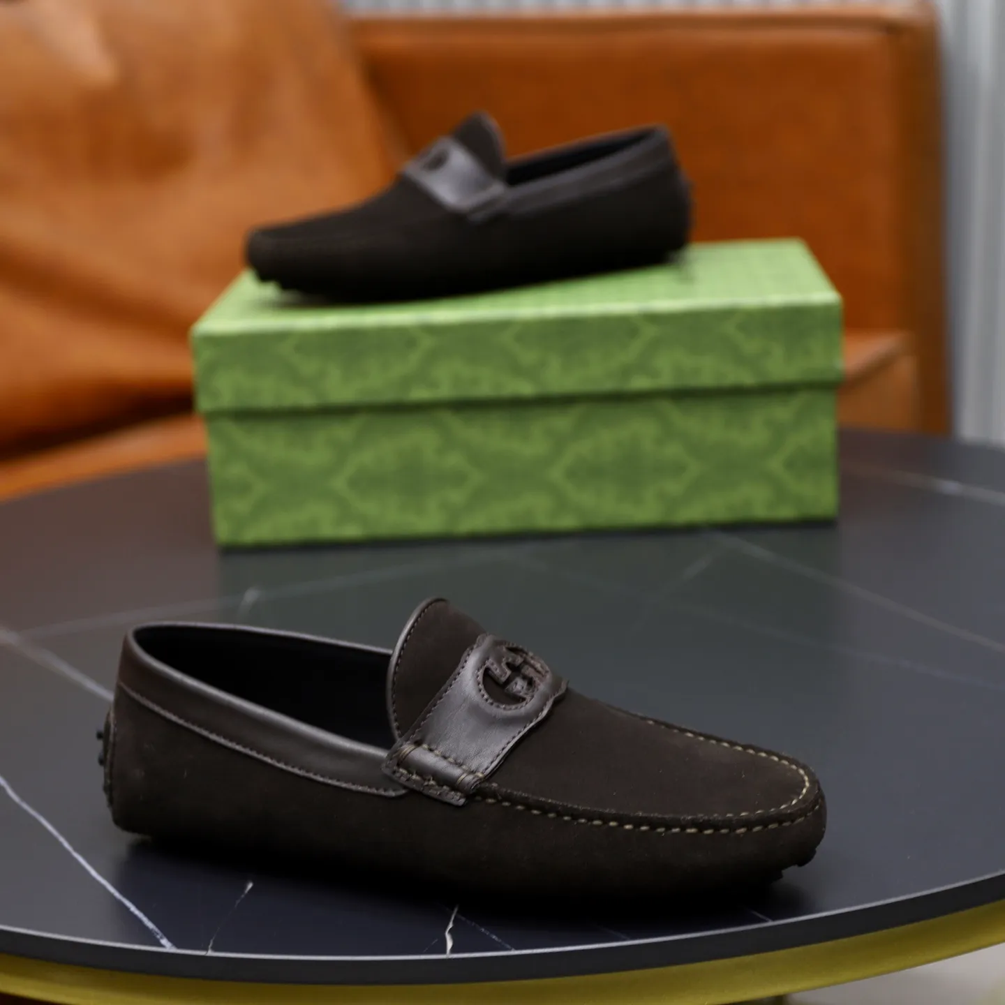 Ex-factory price: 480💰【GUCCI】Gucci ⚠️High-end men’s driving and pedal series ⚠️38-44 (customized for 45) ⚠️All original cowhide leather! Thick and soft! Made entirely of calfskin lining! Rubber sheet anti-slip beanie sole! Three-dimensional package technology! Fashionable and classic! Handicrafts! Original high quality! Feel free to compare!